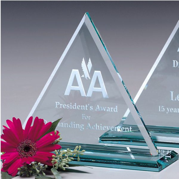 Princeton Triangle Jade Glass Award