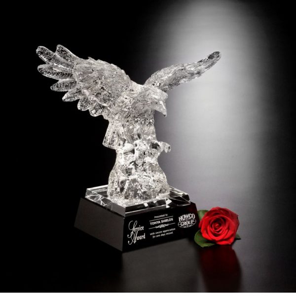 Majestic Crystal Eagle Service Award