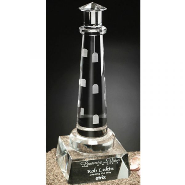 Spirit Rock Lighthouse Crystal Award