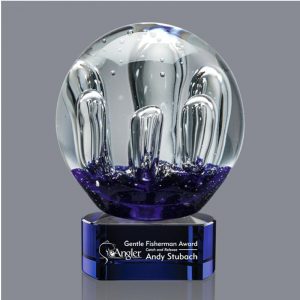 Blue Serendipity Art Glass Award