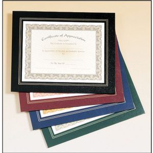 Leatherette Certificate Holder Frame