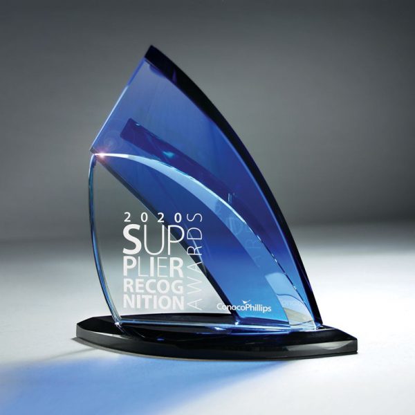 Sloop John B Blue Glass Sailing Award