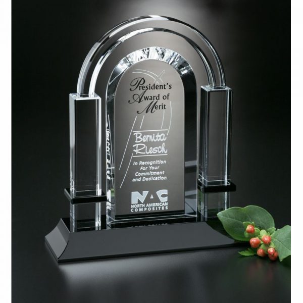 Biltmore Arch Optical Crystal Award